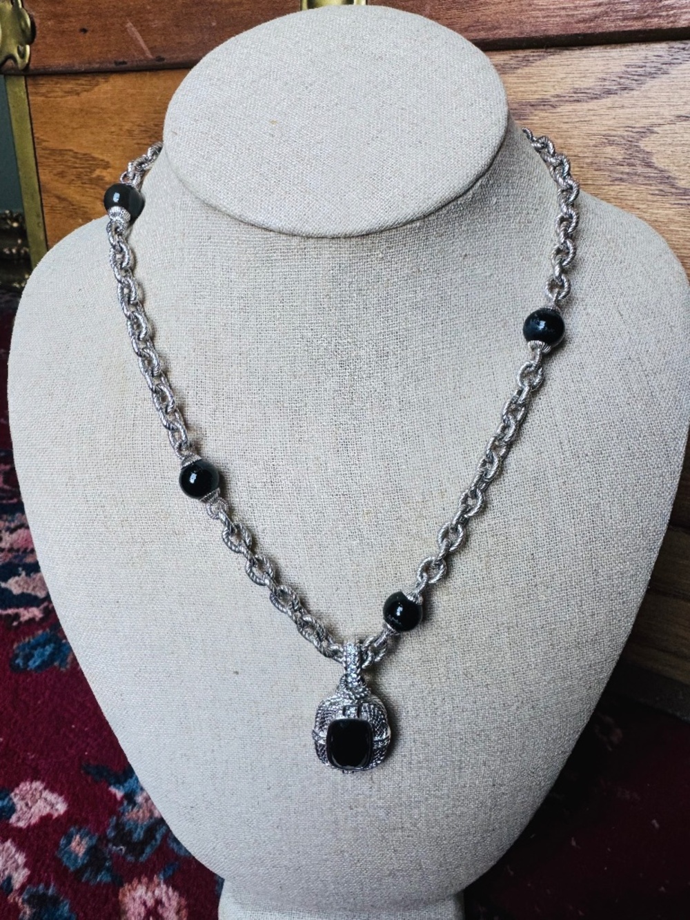 Judith Ripka Sterling Silver 925 Necklace 59.7g